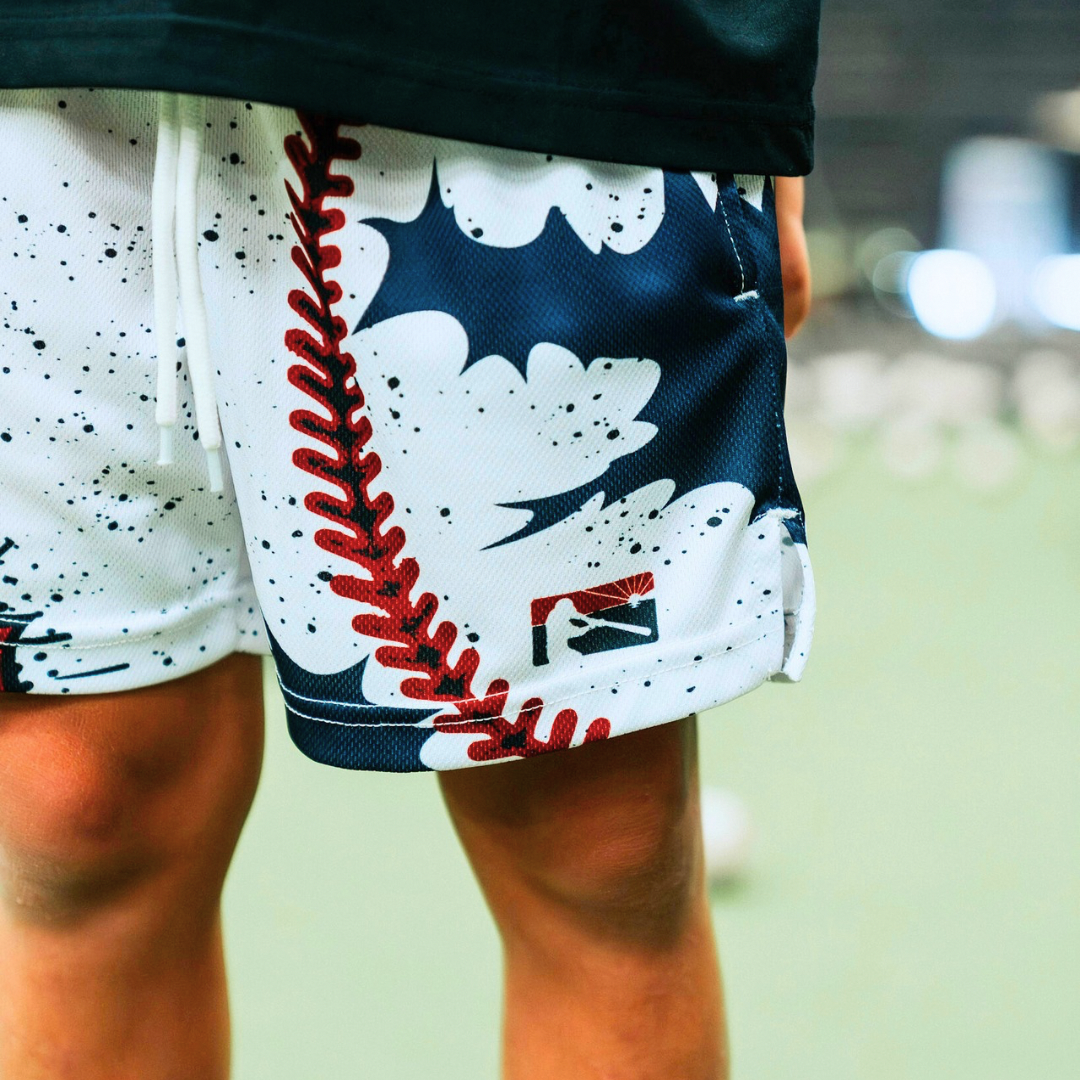 Comic Blast Mesh Shorts