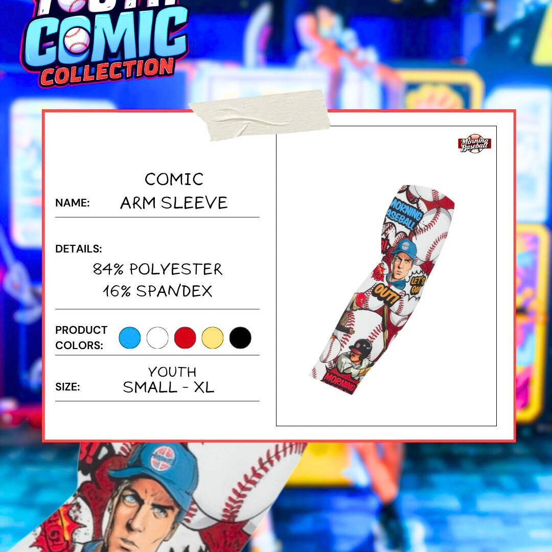 3/4 Youth Comic Arm Sleeve