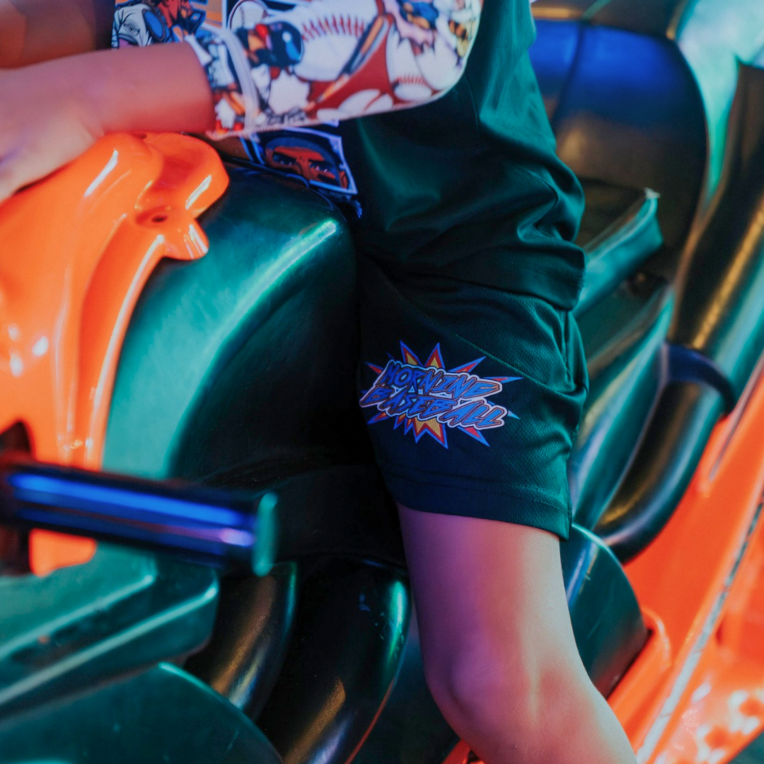 Comic Logo Mesh Shorts