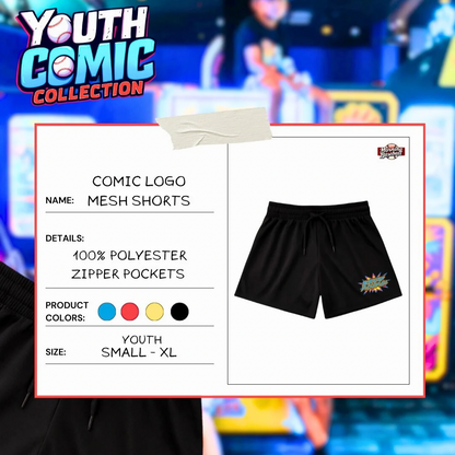 Comic Logo Mesh Shorts