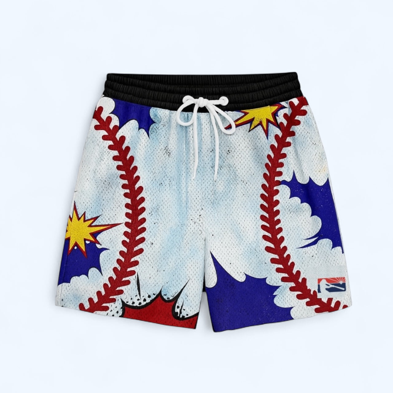 Comic Blast Mesh Shorts